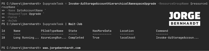 azure hierarchical namespace 