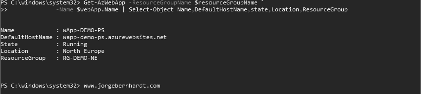 Get-AzWebApp