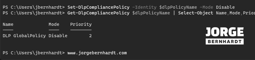 Set-DlpCompliancePolicy