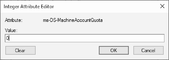How to change the attribute ms-DS-MachineAccountQuota · Jorge Bernhardt