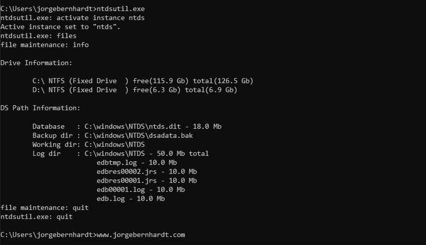 active directory database