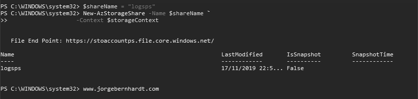 Azure File Share