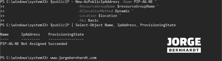New-AzPublicIpAdress