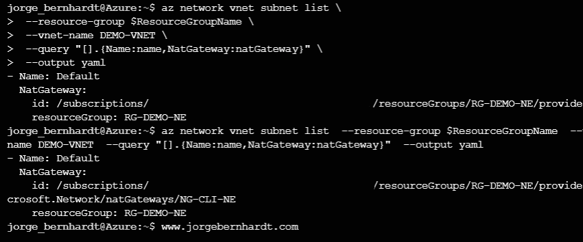 Azure NAT Gateway