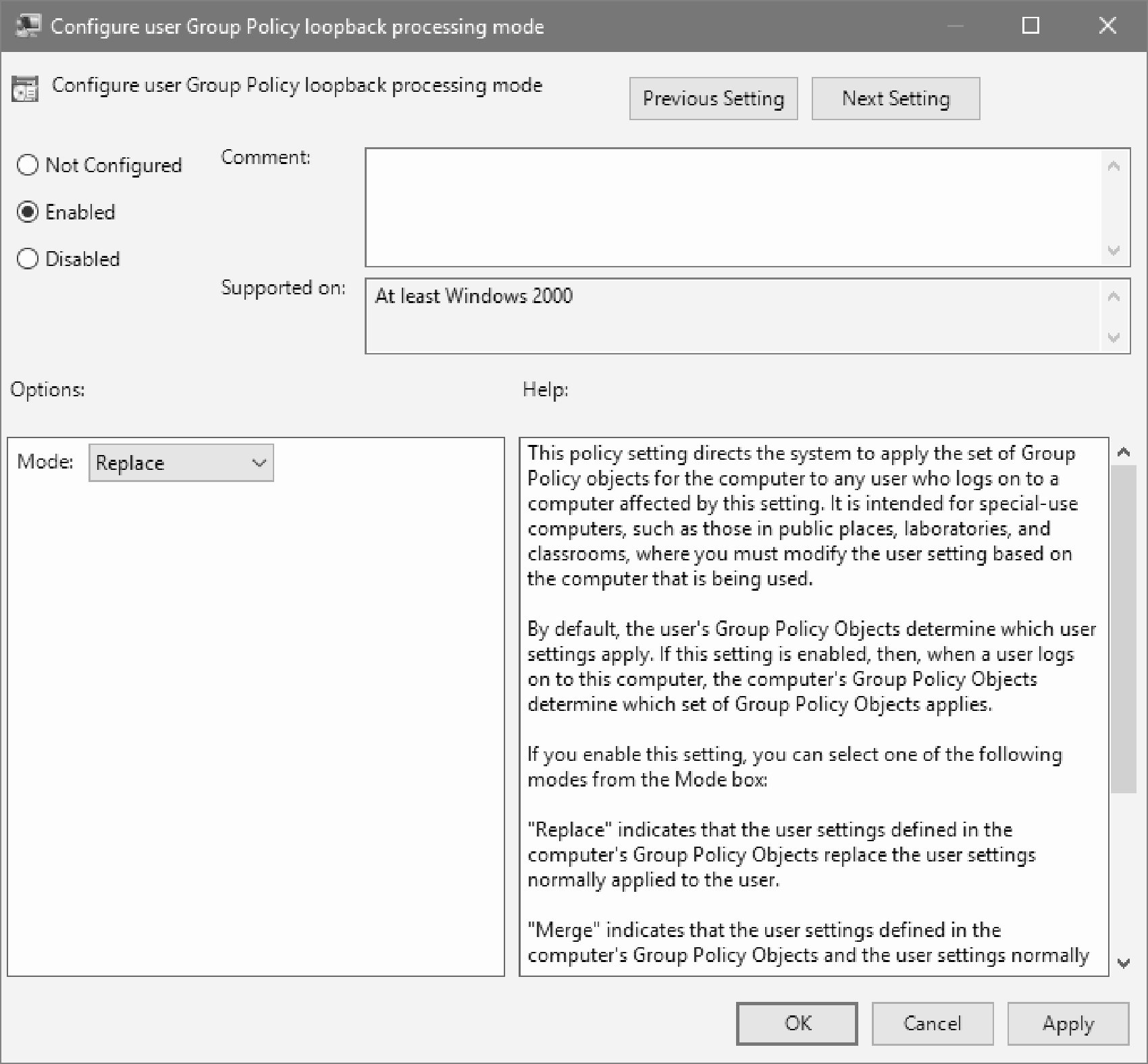 How to Enable Group Policy Loopback Processing · Jorge Bernhardt