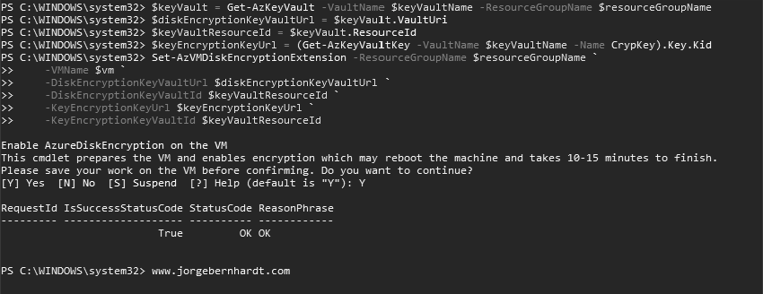 Azure Disk Encryption