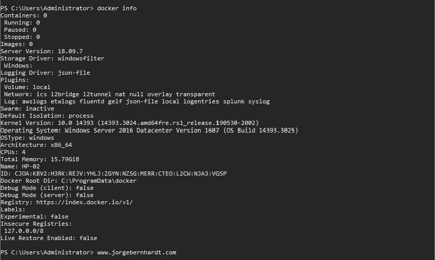 docker-info