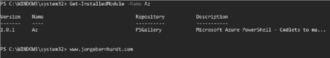 How to install the new Azure PowerShell