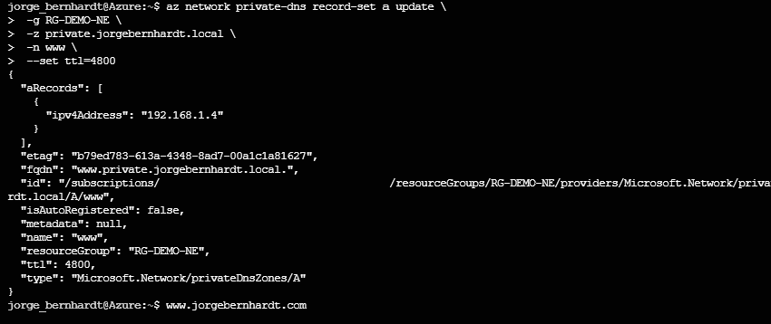 How to Add an A Record to Your Azure Private DNS Zone