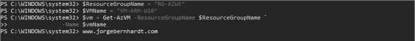 Get-AzVM