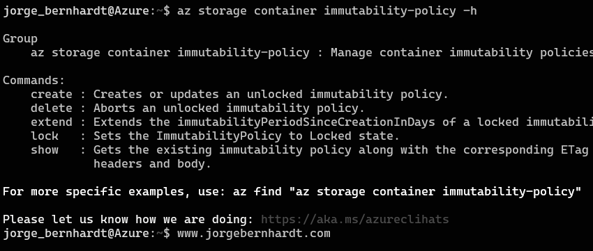 immutable policy