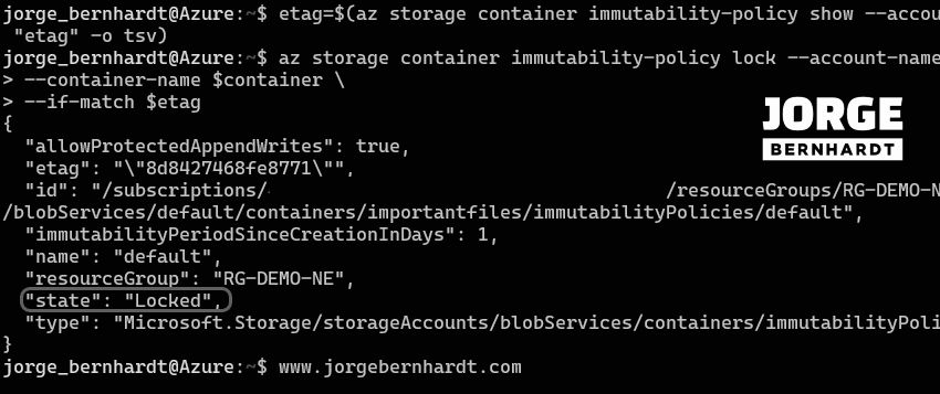 immutable policy lock