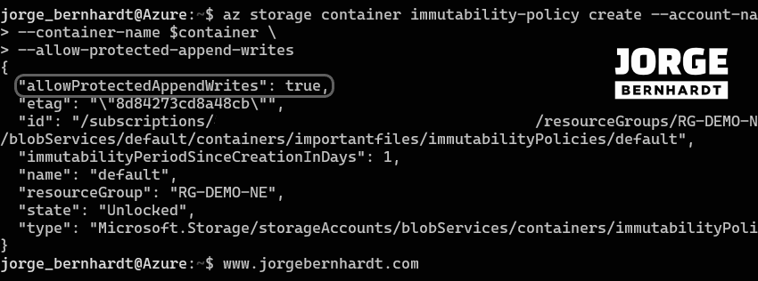 immutable policy cli