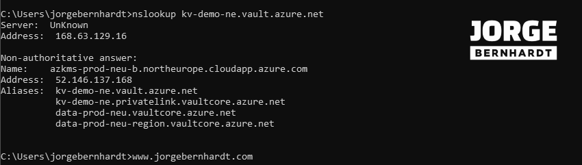 azure key vault private endpoint