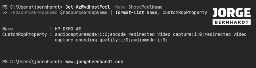 Get-AzWvdHostPool
