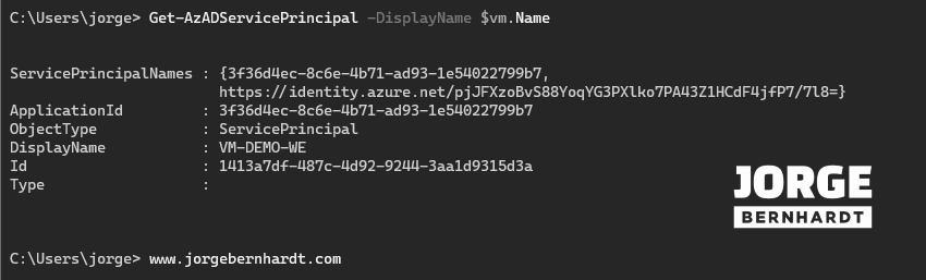 Get-AzADServicePrincipal