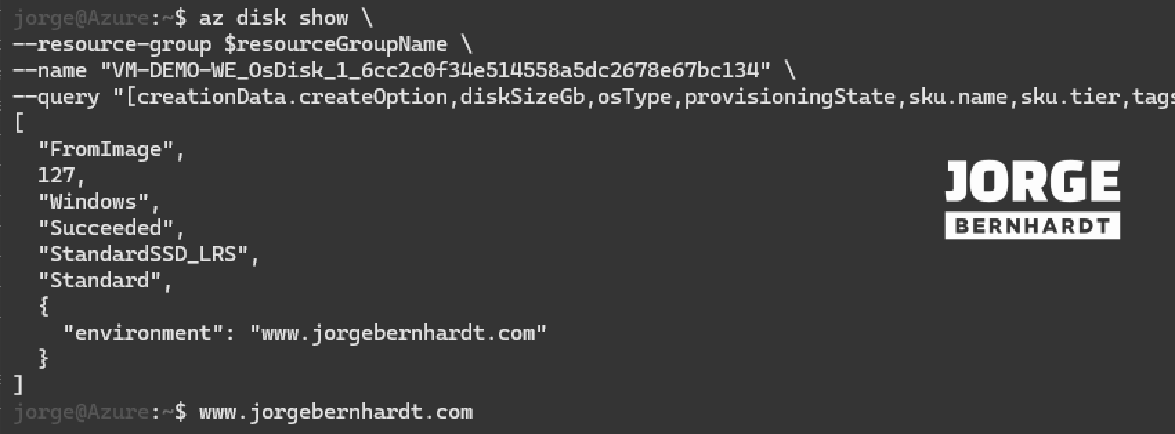 Creating Restore Points for Azure VMs using Azure CLI · Jorge Bernhardt